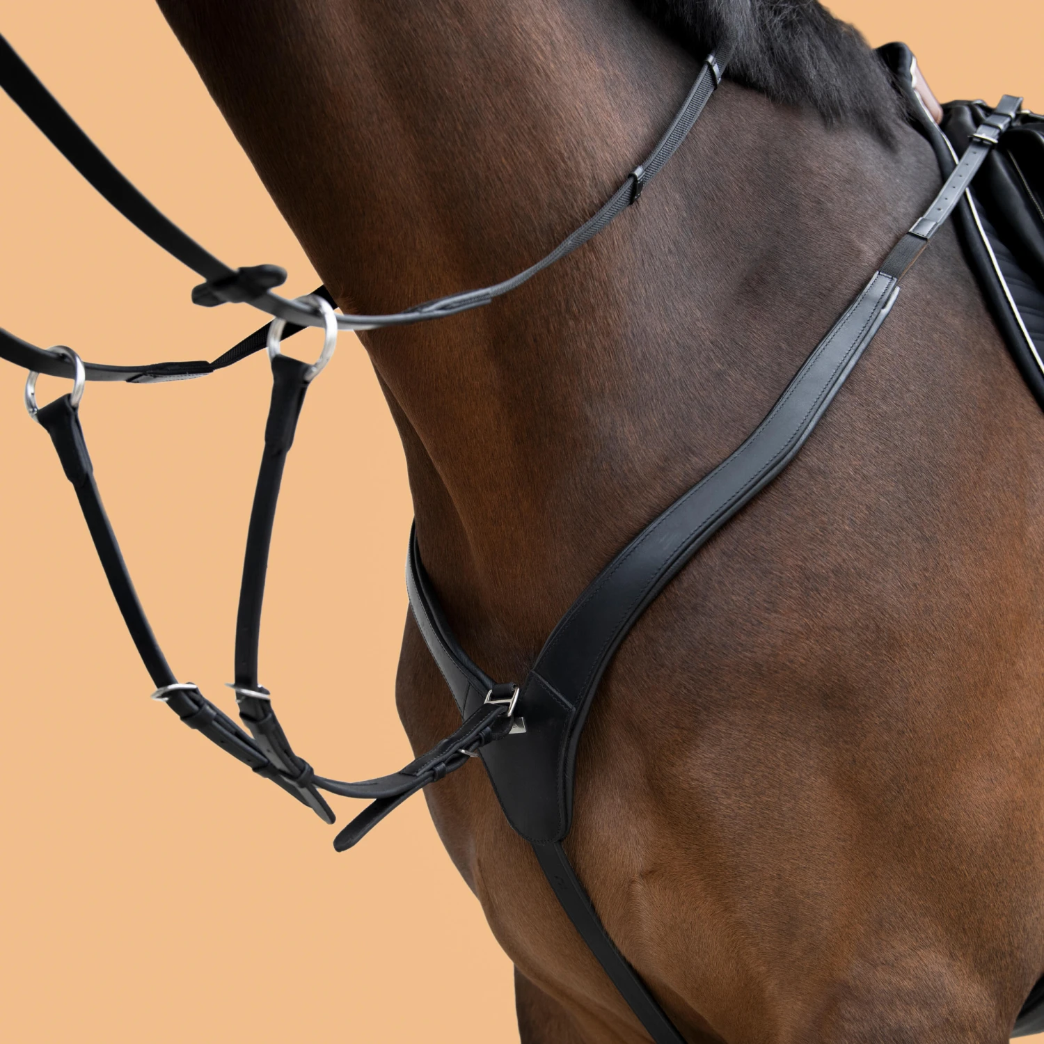 Horse And Pony Riding 3-Point Hunting Martingale - Image 3