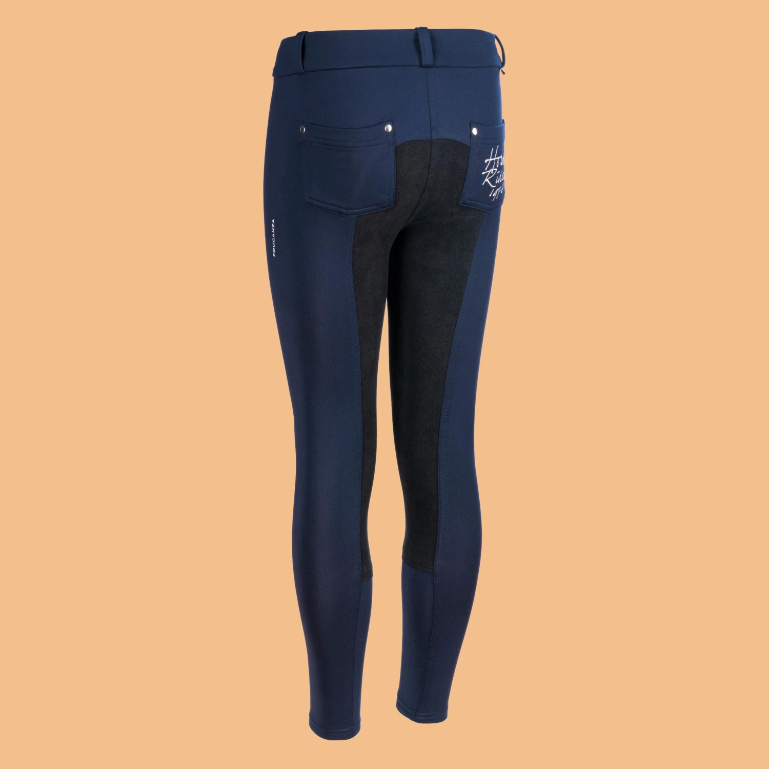 Kids' Warm Full Seat Horse Riding Jodhpurs 180 - Image 2