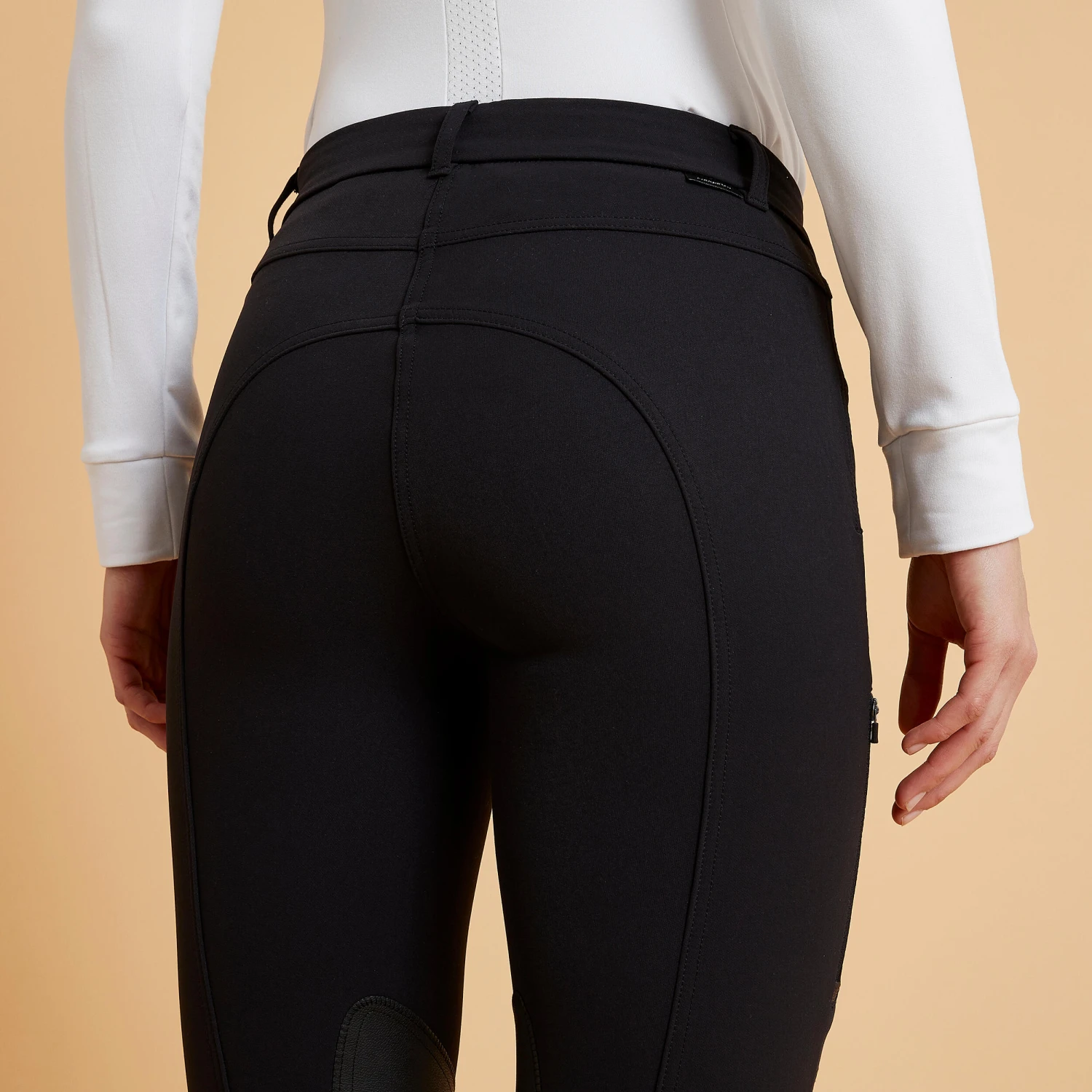 Women's Horse Riding Jodhpurs With Grippy Patches 500 - Image 3