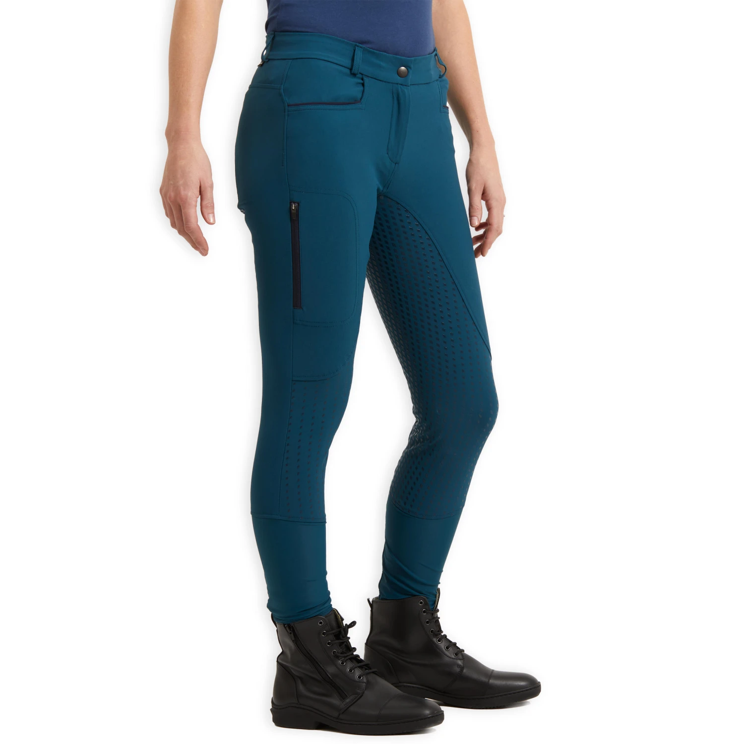 Women's Horse Riding Lightweight Jodhpurs Fullgrip 580 - Image 13