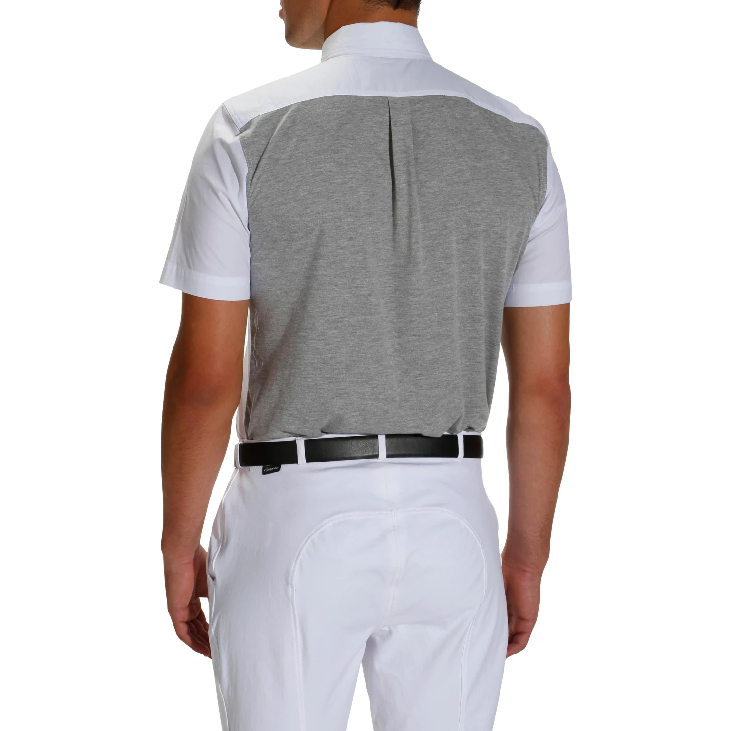 Horse Riding Short-Sleeved Dual-Material Competition Shirt - Image 4