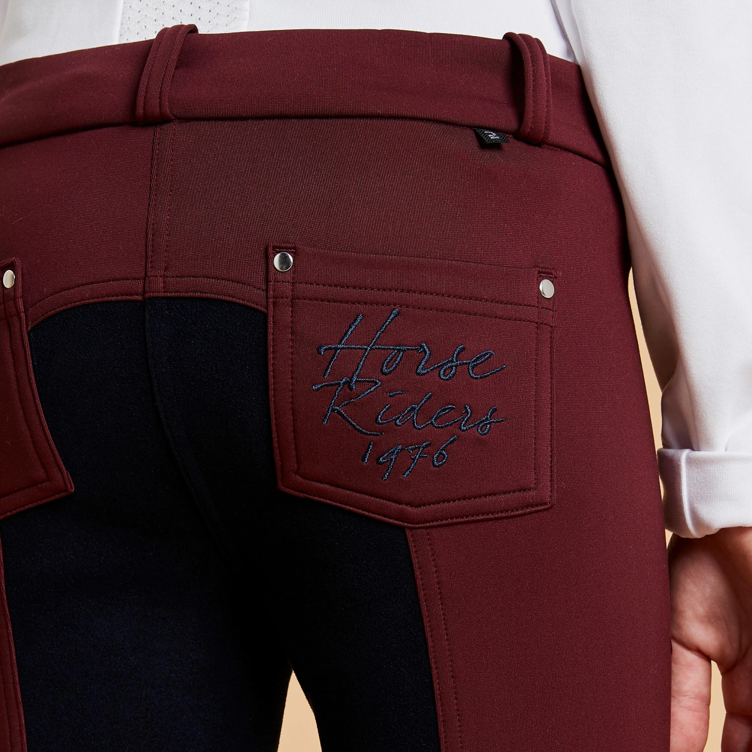 Kids' Warm Full Seat Horse Riding Jodhpurs 180 - Image 7