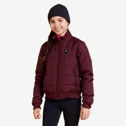 Kids' Horse Riding Warm Jacket 500