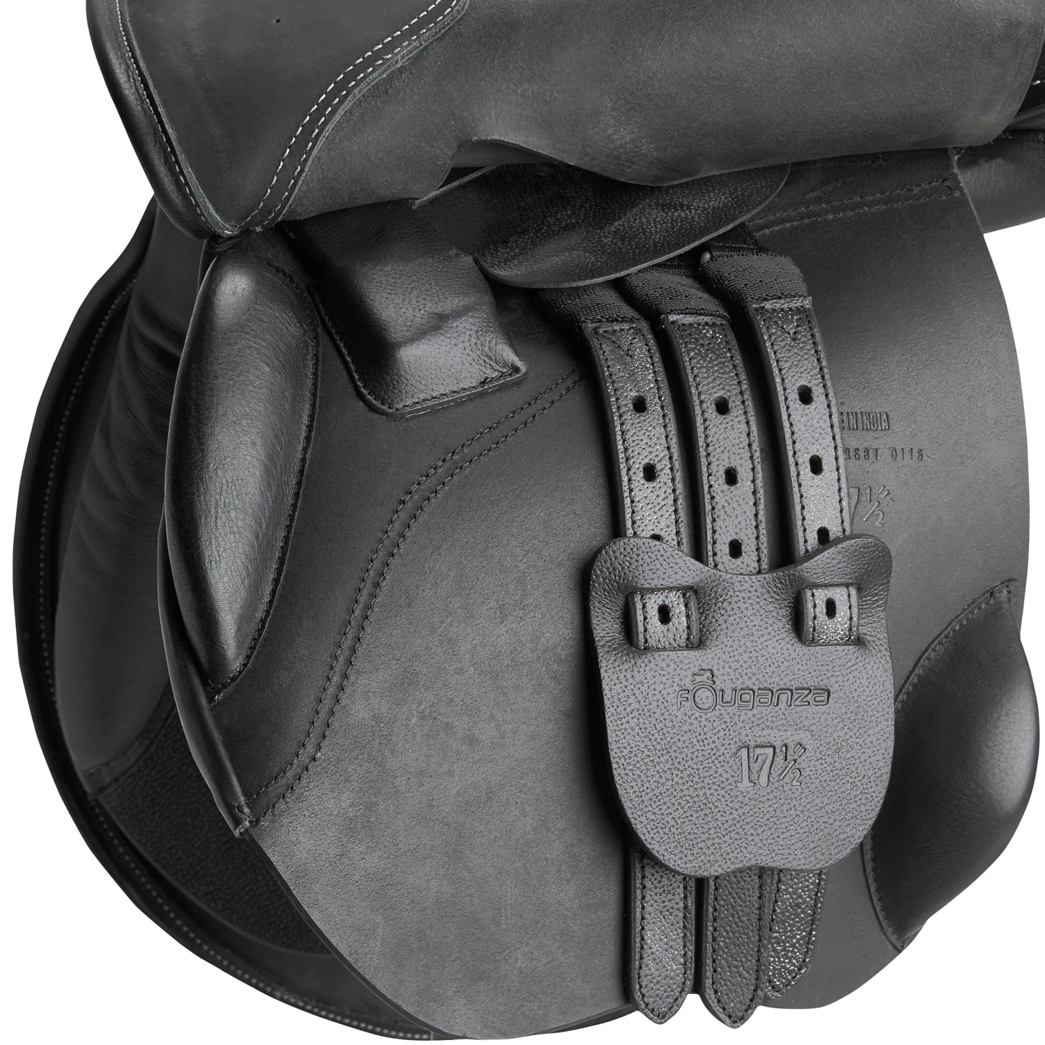 Schooling 17½" Fully-Fitted Horse Riding All-Purpose Leather Saddle - Image 4