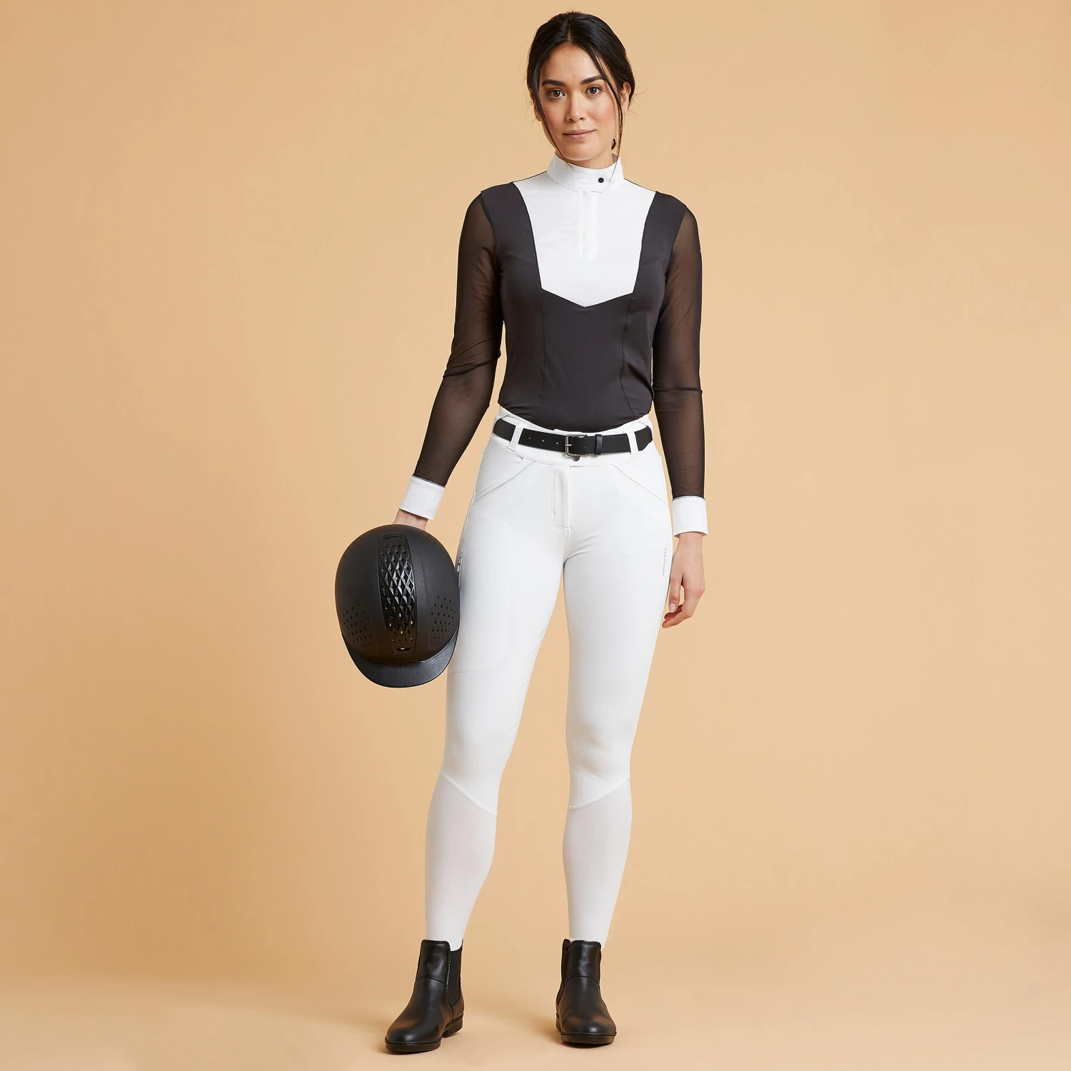 Women's Horse Riding Classic Grip Competition Jodhpurs 900 - Image 2