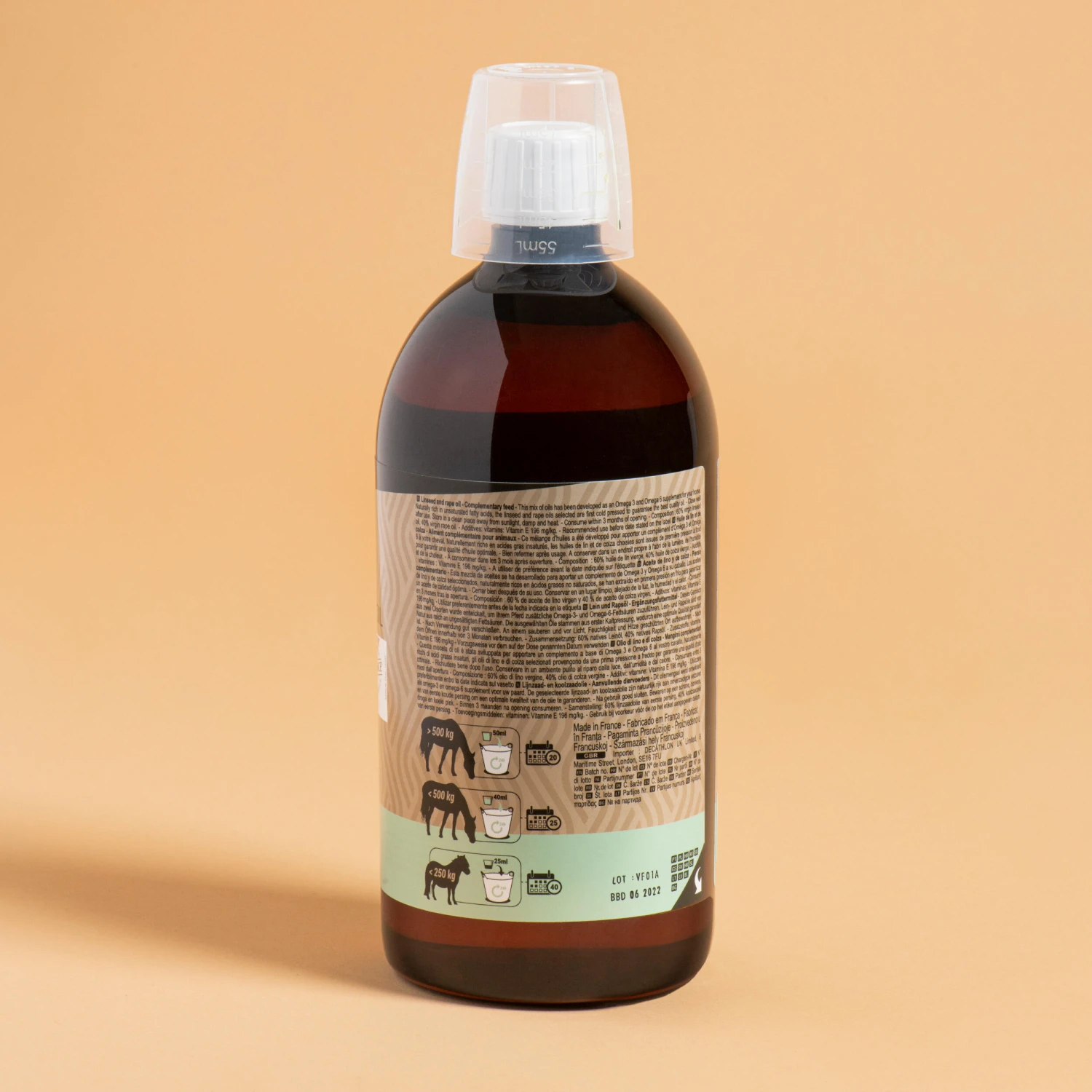 Flaxseed/Rapeseed Oil Horse And Pony Dietary Supplement 1 Litre - Image 2