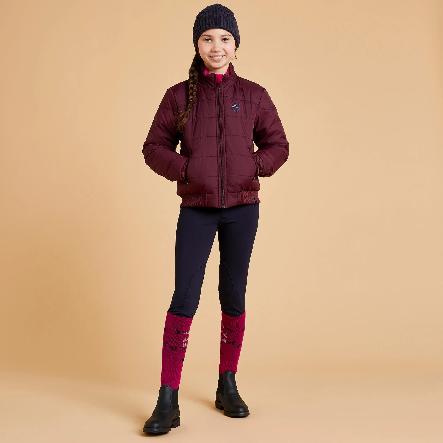 Kids' Horse Riding Warm Jacket 500 - Image 2