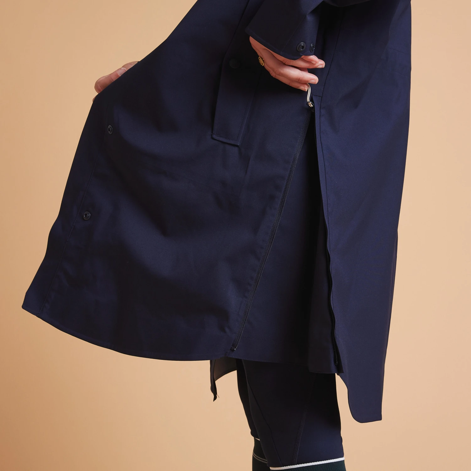 Women's Long Waterproof Horse Riding Jacket - Image 8