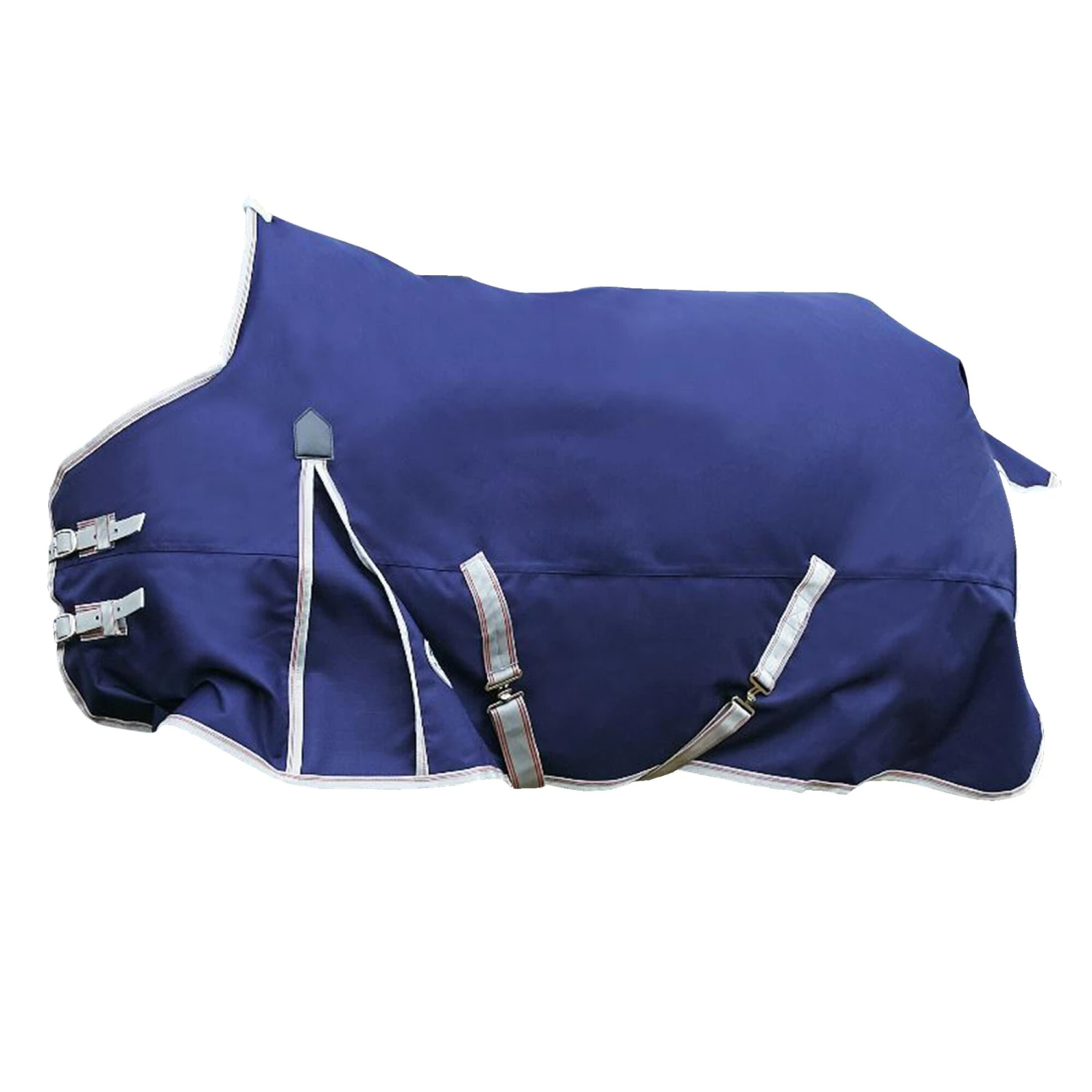 Weatherbeeta Comfitec Lite Plus Essential Standard Neck Turnout Rug (Navy/Silver/Red)