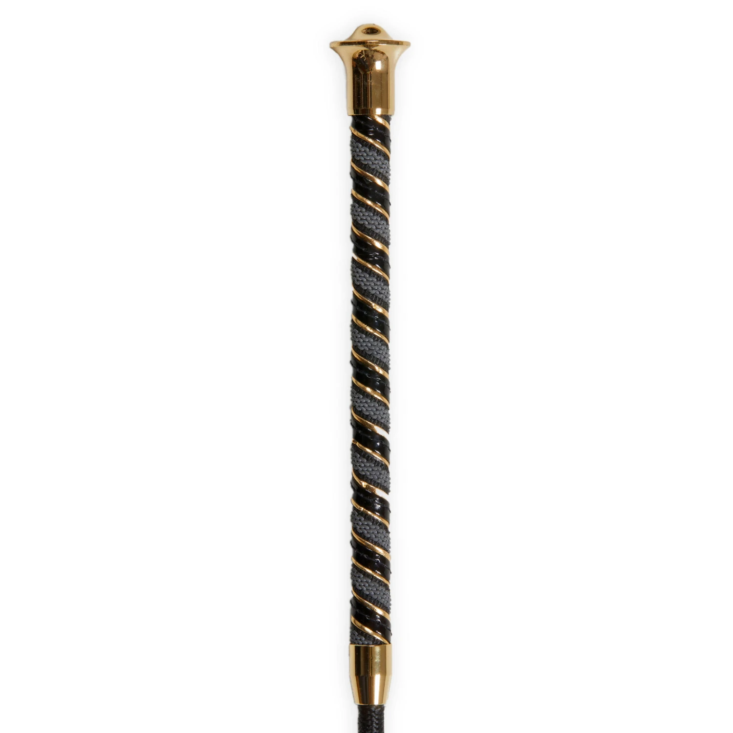 Waldhausen Horse Riding Dressage Crop 120 Cm - Black/Gold - Image 2