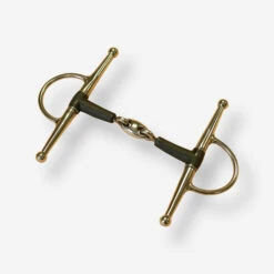 Double-Jointed Full Cheek Snaffle Bit For Horse & Pony
