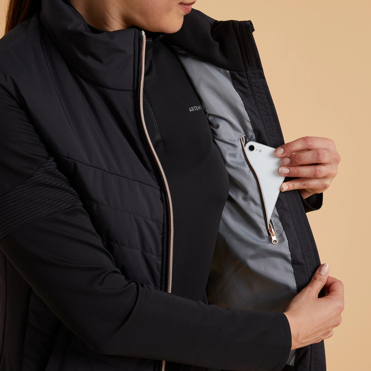 Women's Sleeveless Horse Riding Down Jacket 500 - Image 6