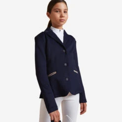 Kids' Horse Riding Show Jacket 500
