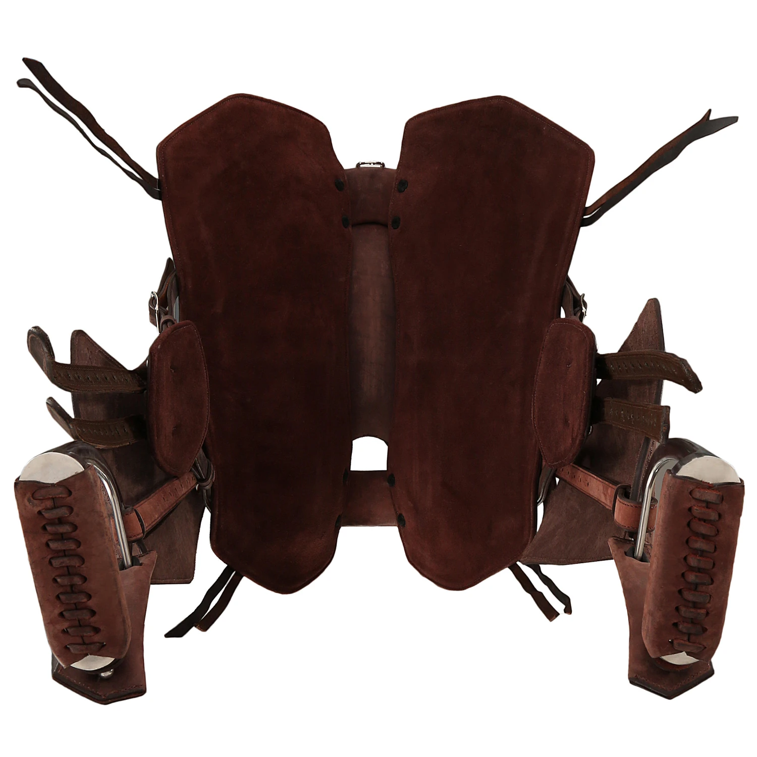 Horse Riding Hacking Saddle For Horse Escape - Brown - Image 4