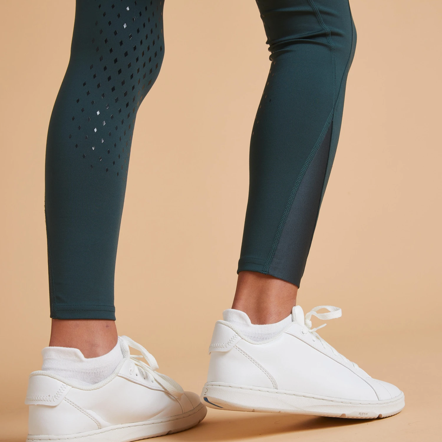 Kids' Horse Riding Fullgrip Leggings 500 - Image 5