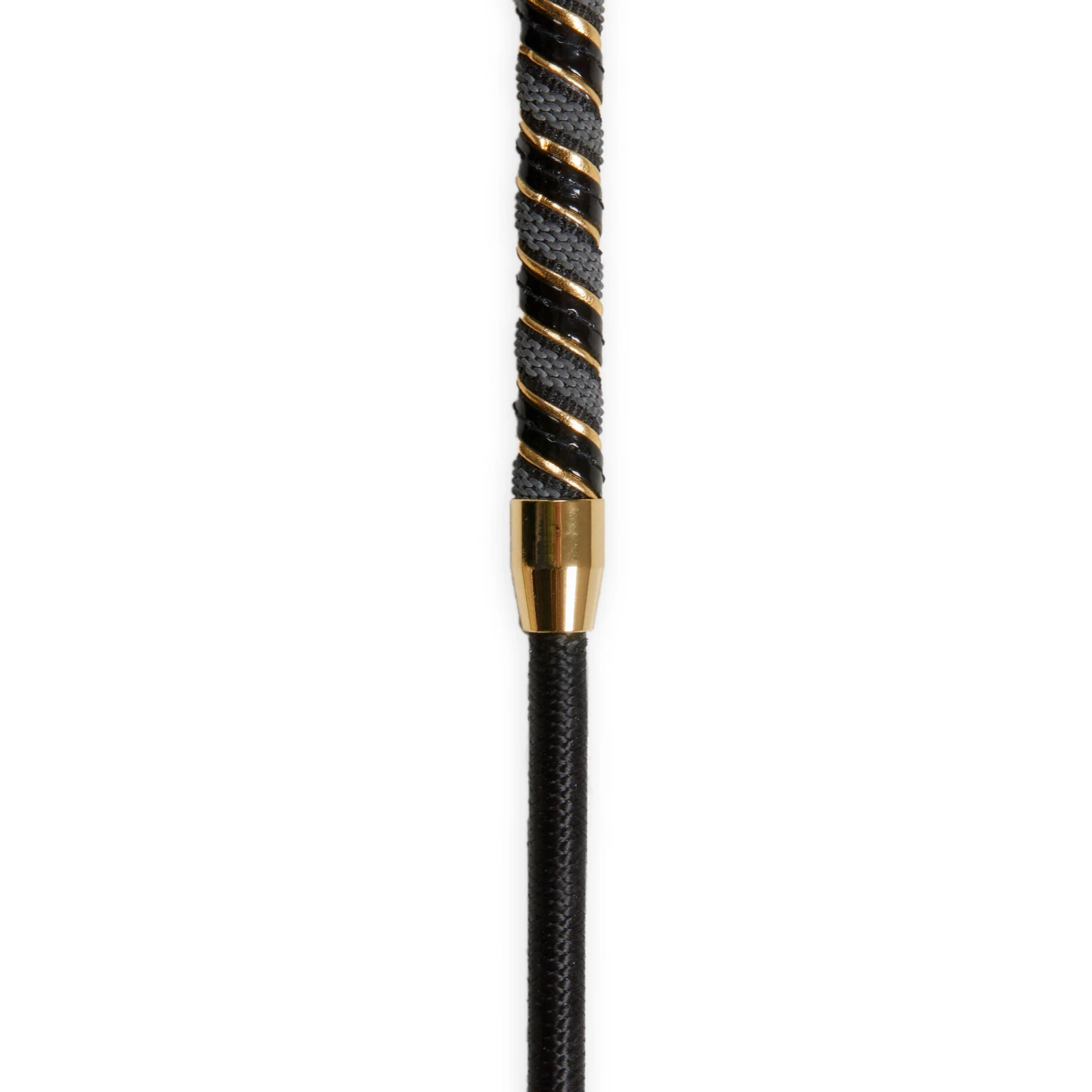 Waldhausen Horse Riding Dressage Crop 120 Cm - Black/Gold - Image 4