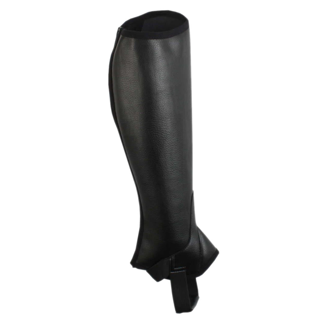 Saxon Unisex Equileather Half Chaps (Brown) - Image 4