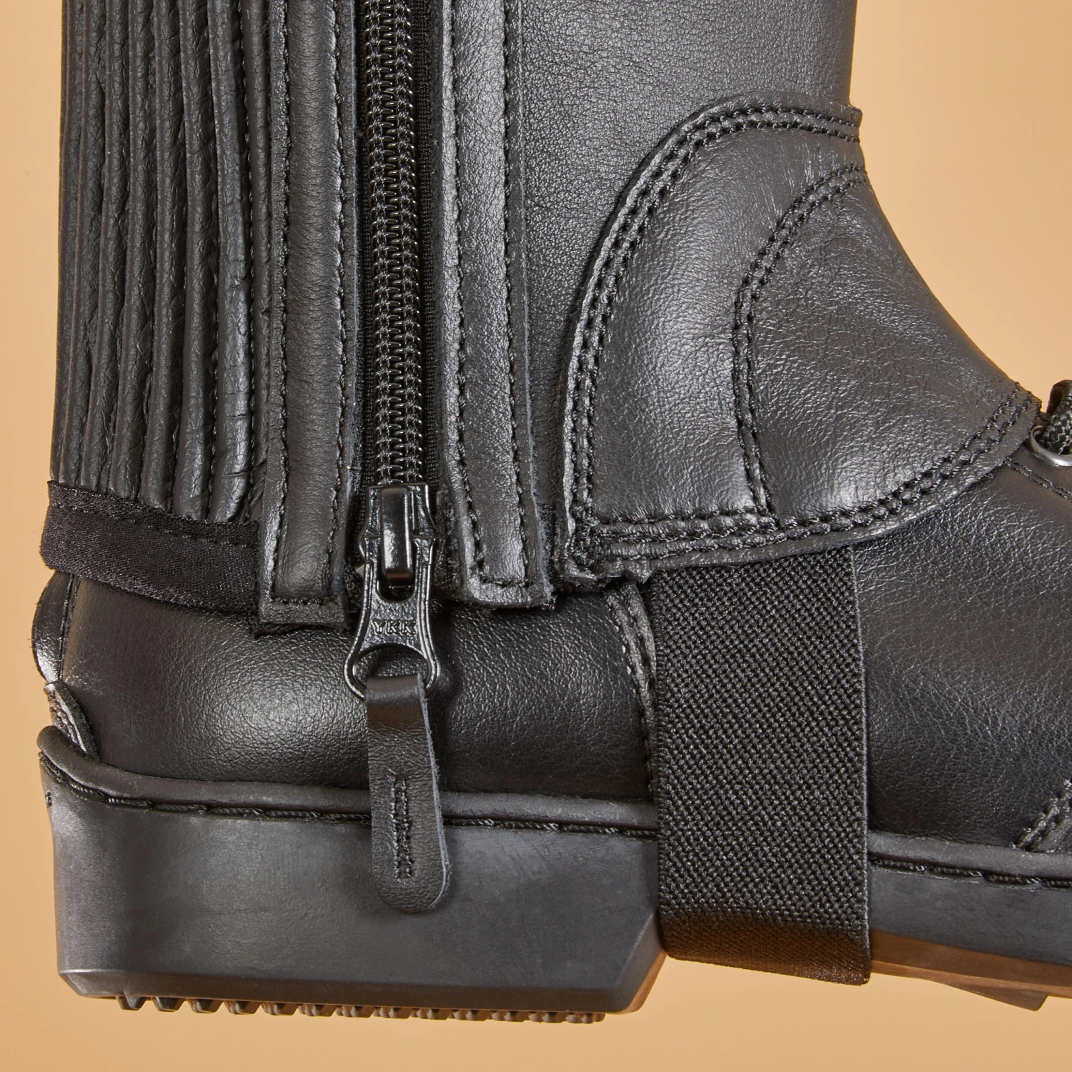 Adult Horse Riding Leather Half-Chaps With Gusset - Image 6