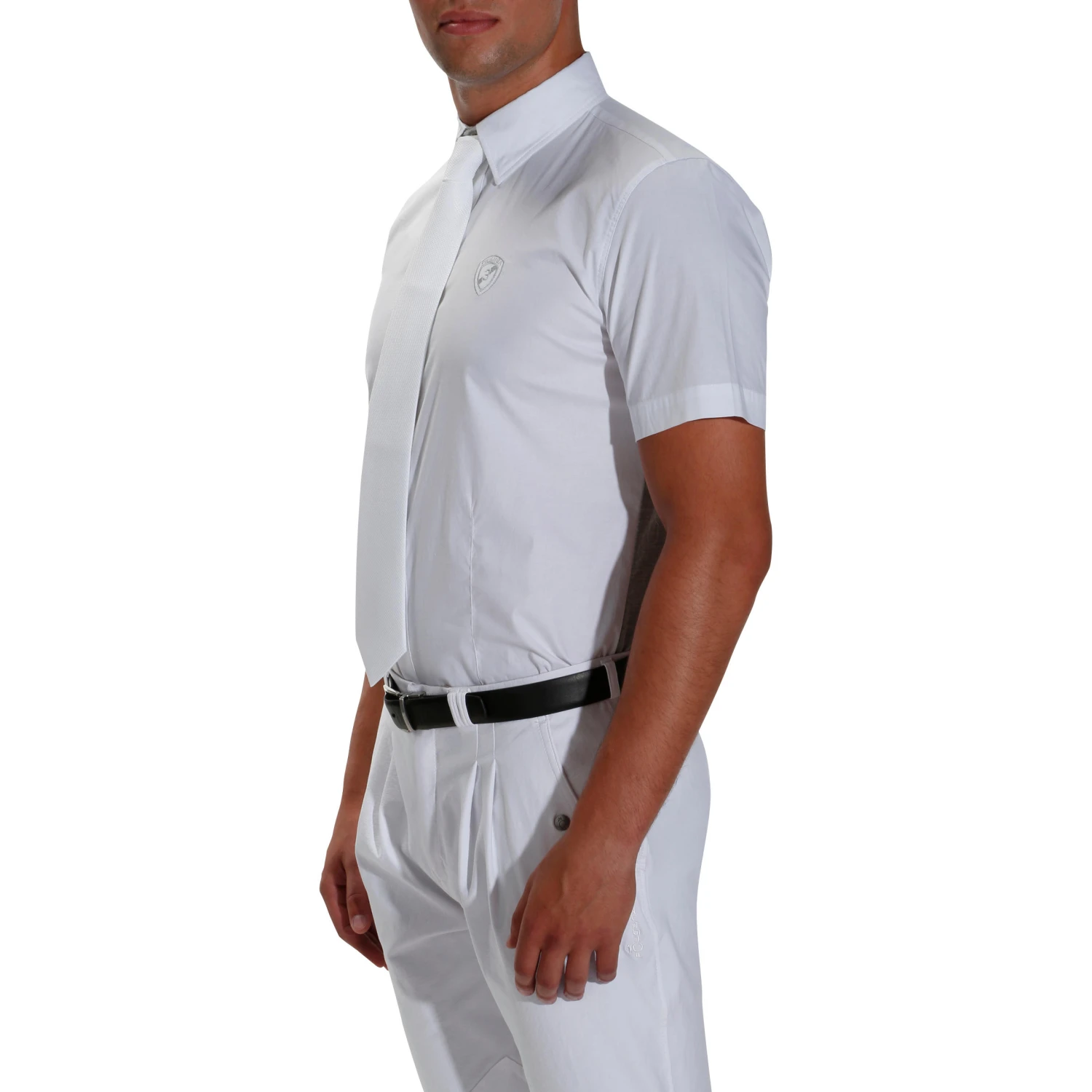 Horse Riding Short-Sleeved Dual-Material Competition Shirt - Image 5
