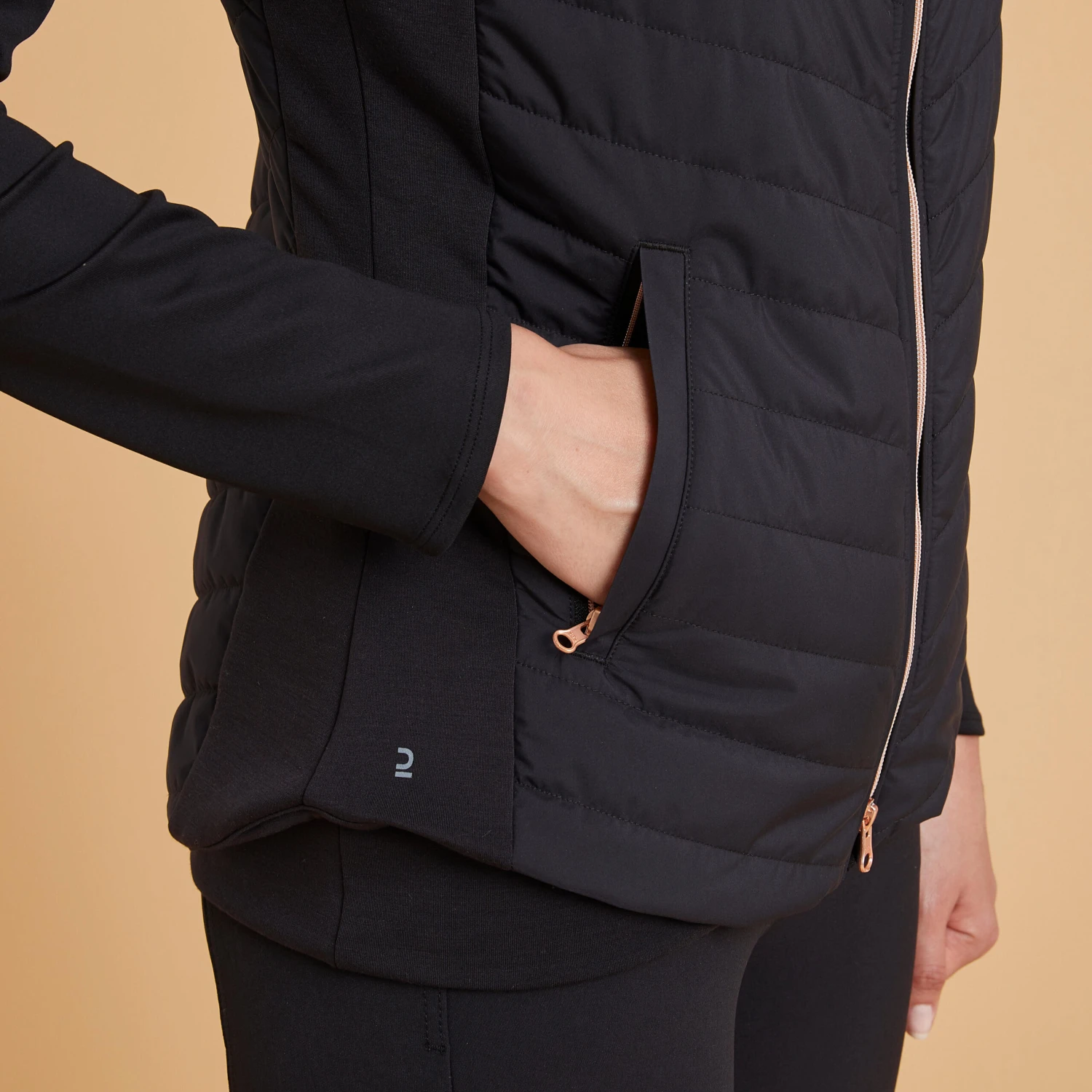 Women's Sleeveless Horse Riding Down Jacket 500 - Image 4