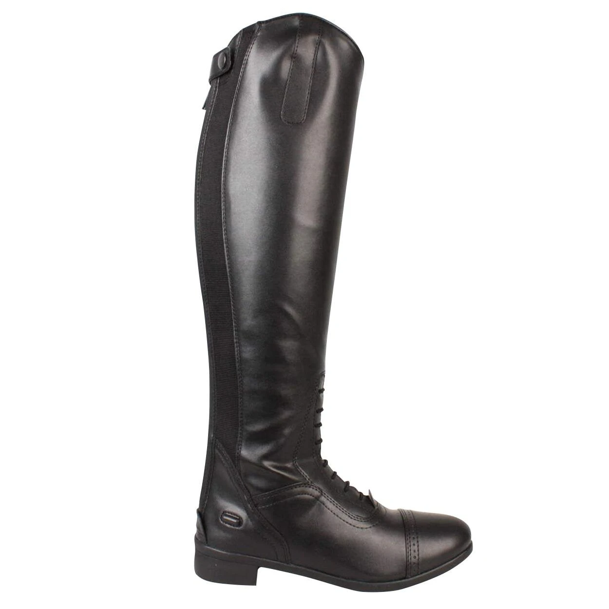 Saxon Womens/Ladies Syntovia Tall Field Boots (Black) - Image 3