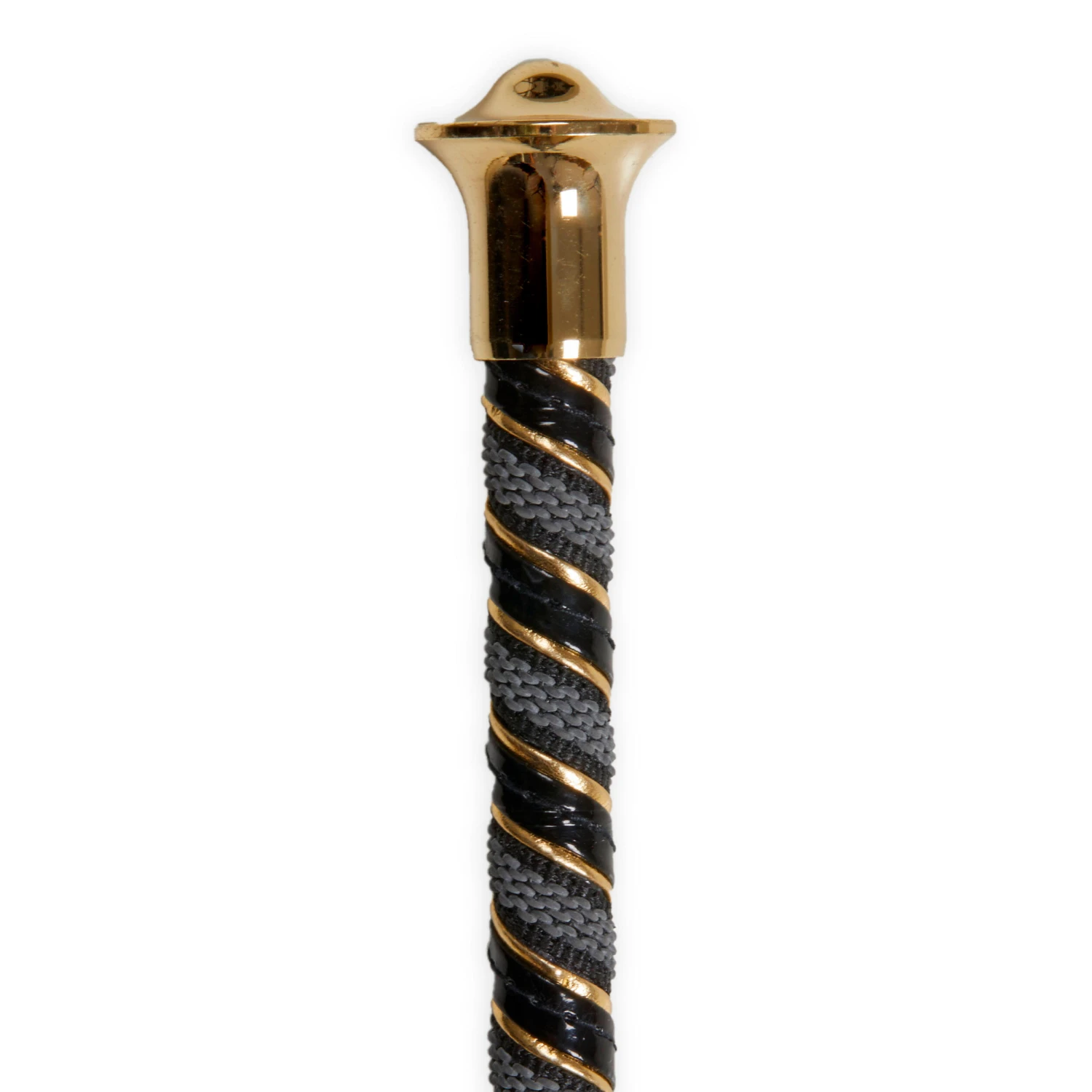 Waldhausen Horse Riding Dressage Crop 120 Cm - Black/Gold - Image 3