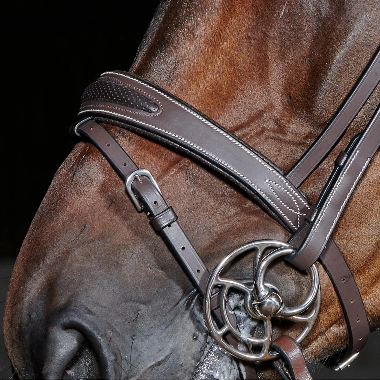 Chicago Breathable Leather Bridle - Image 3