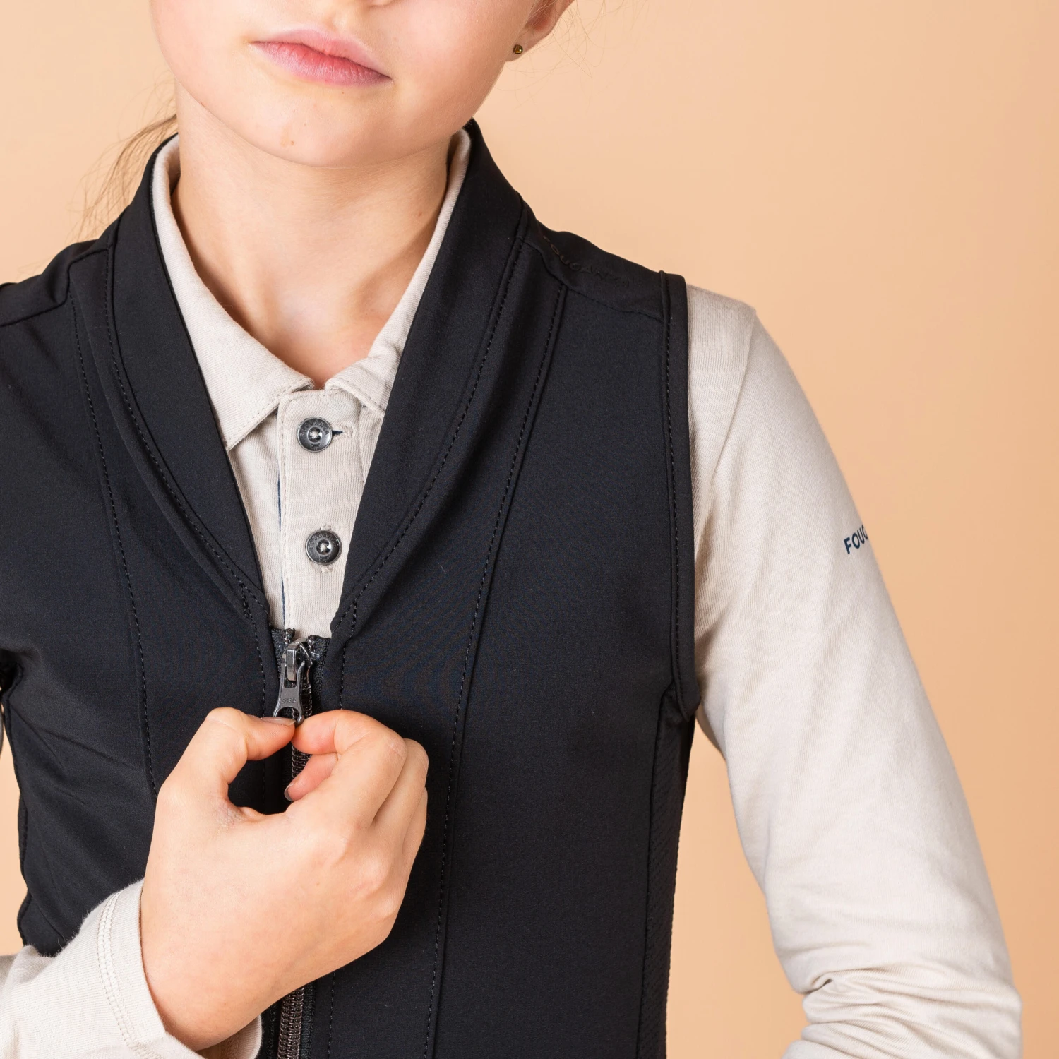 Kids' Flexible Horse Riding Back Protector 500 - Image 3