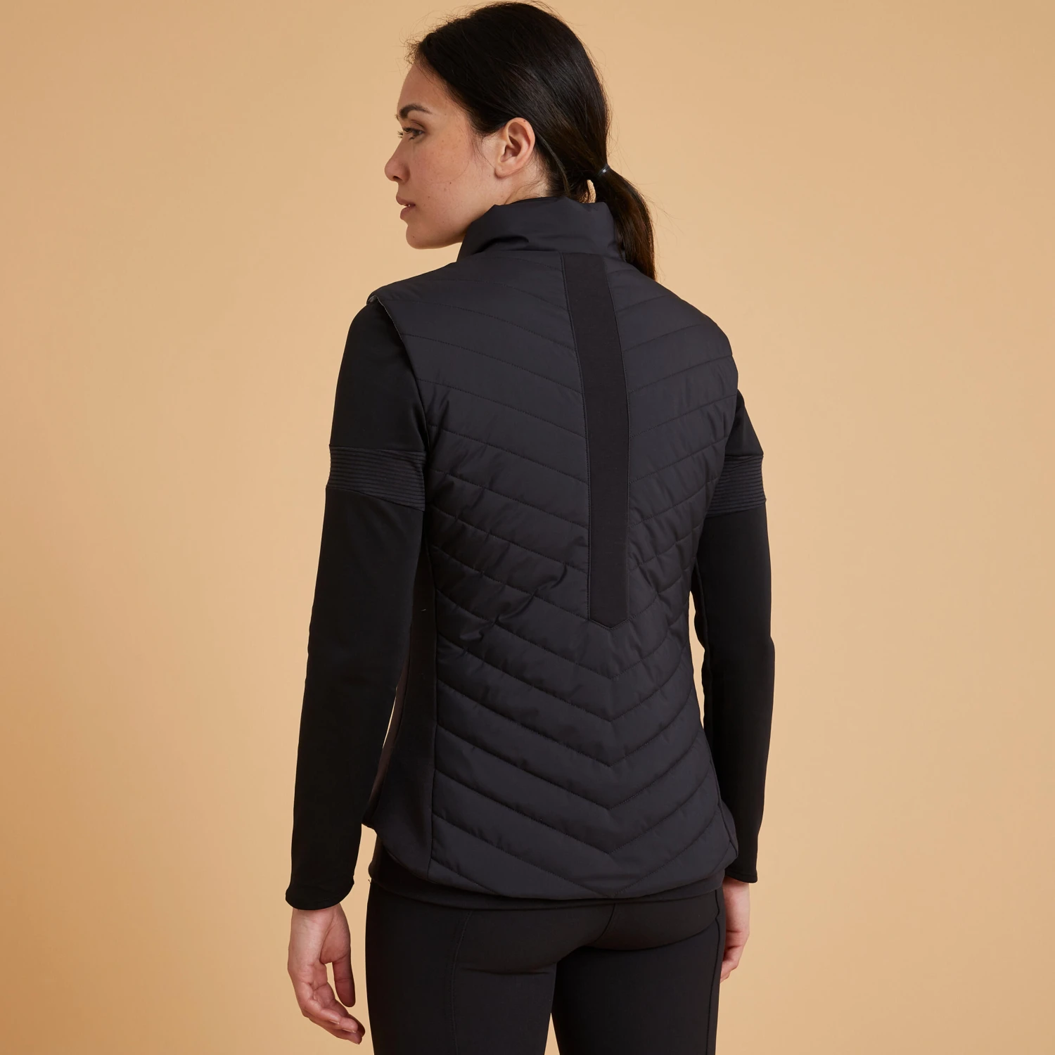 Women's Sleeveless Horse Riding Down Jacket 500 - Image 8