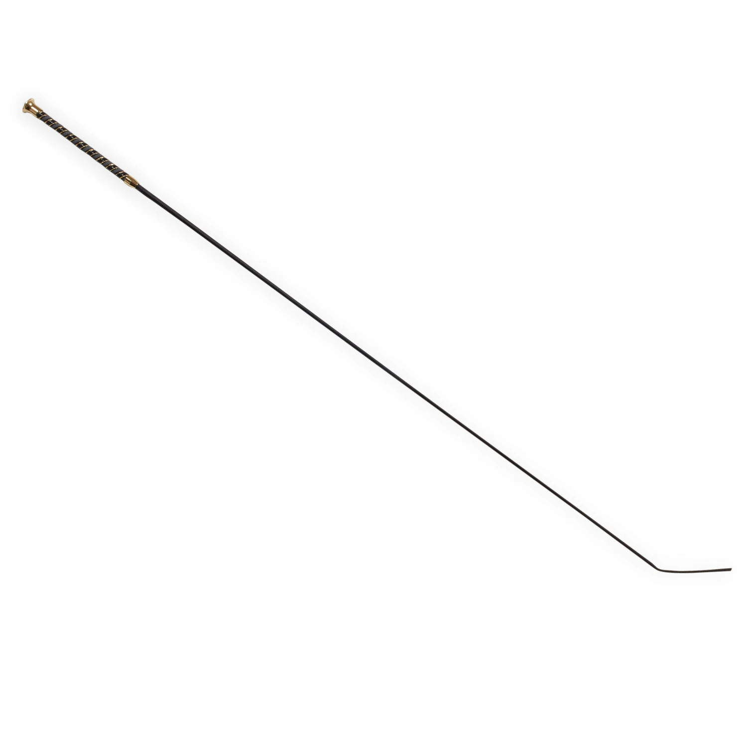 Waldhausen Horse Riding Dressage Crop 120 Cm - Black/Gold