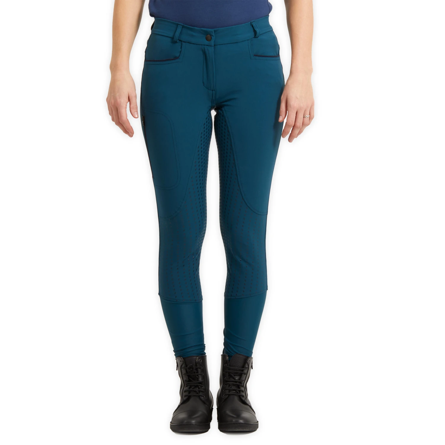 Women's Horse Riding Lightweight Jodhpurs Fullgrip 580 - Image 12