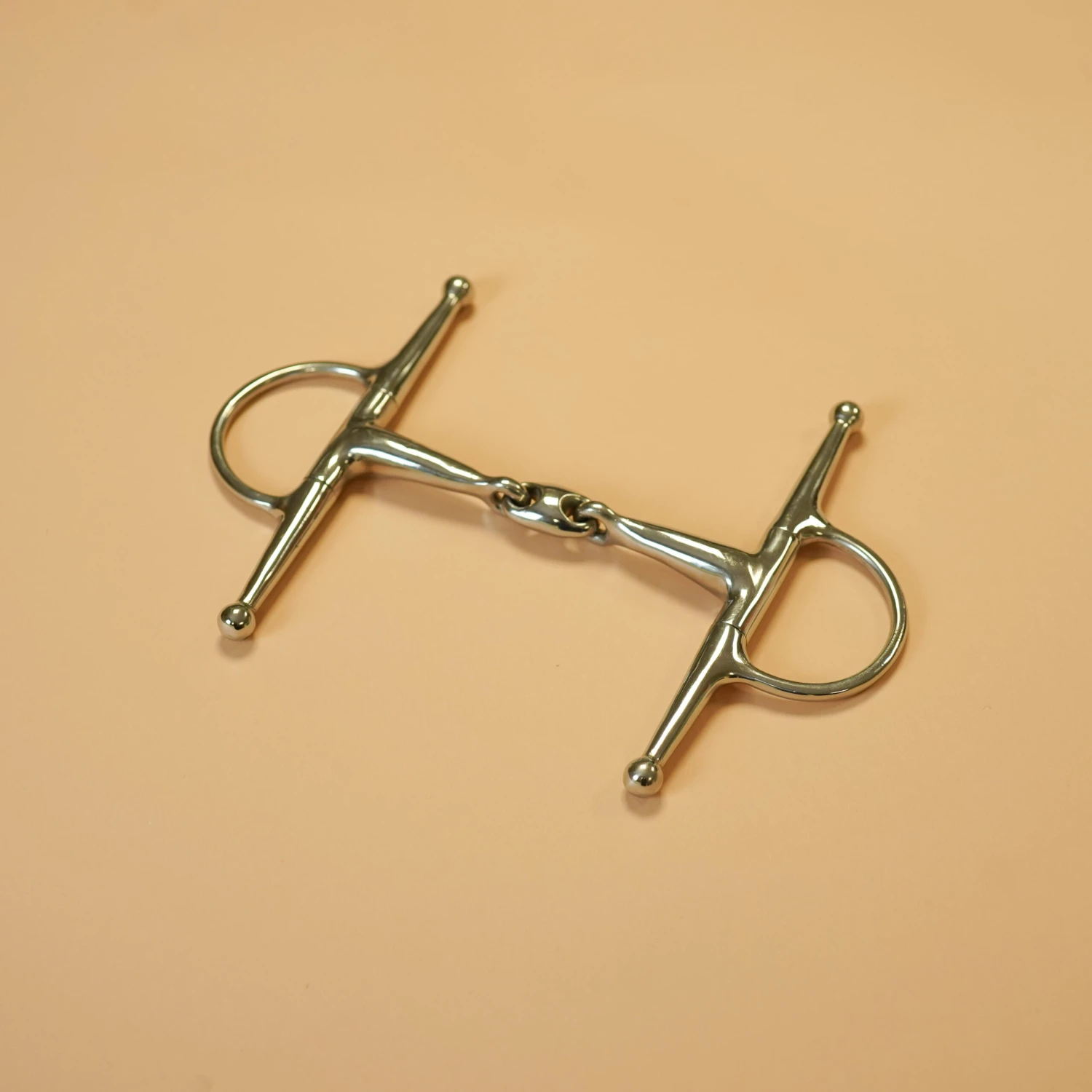 Double-Jointed Full Cheek Snaffle Bit For Horse & Pony