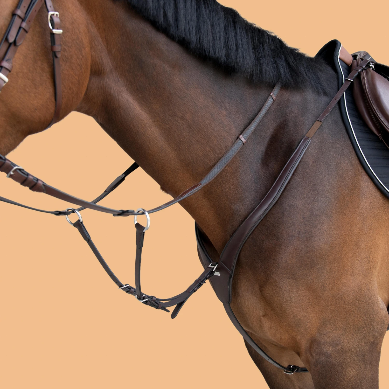 Horse And Pony Riding 3-Point Hunting Martingale - Image 8